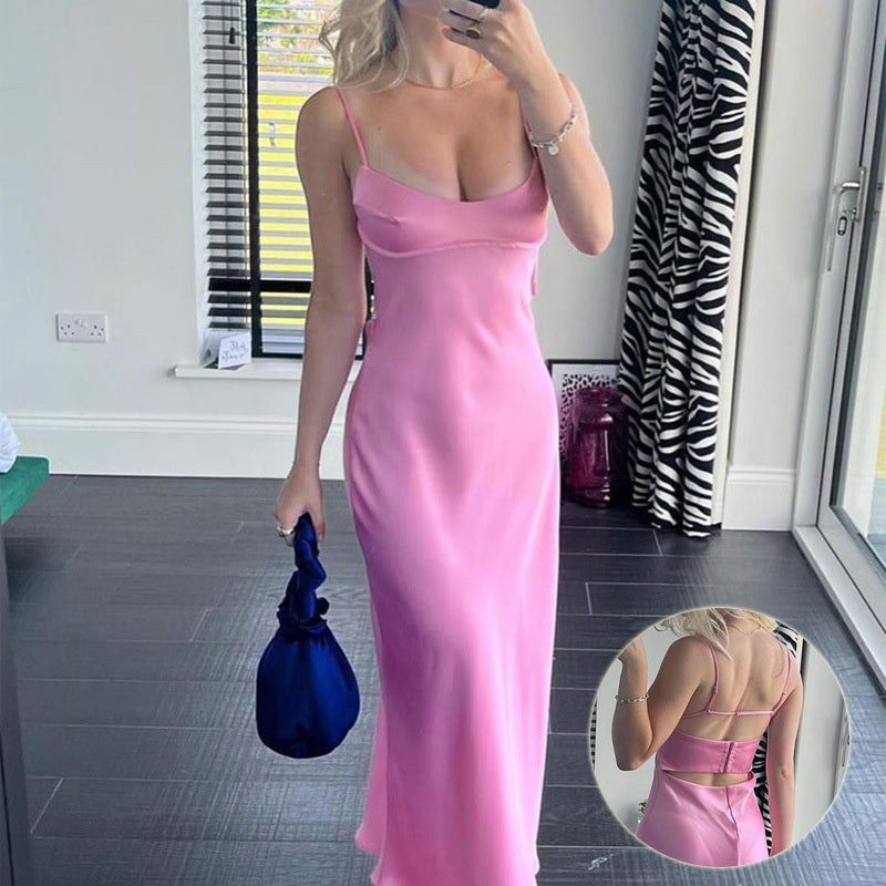 Elegant Satin Slip Dress: Sexy Summer Style for Every Occasion My Store