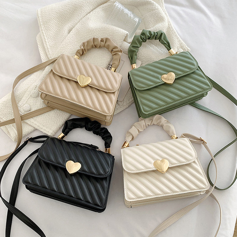 Women Handbags Fashion Chain Shoulder Bags With Love Metal Design My Store