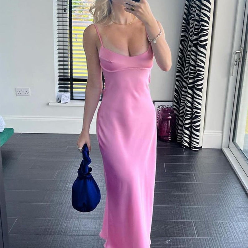 Elegant Satin Slip Dress: Sexy Summer Style for Every Occasion My Store