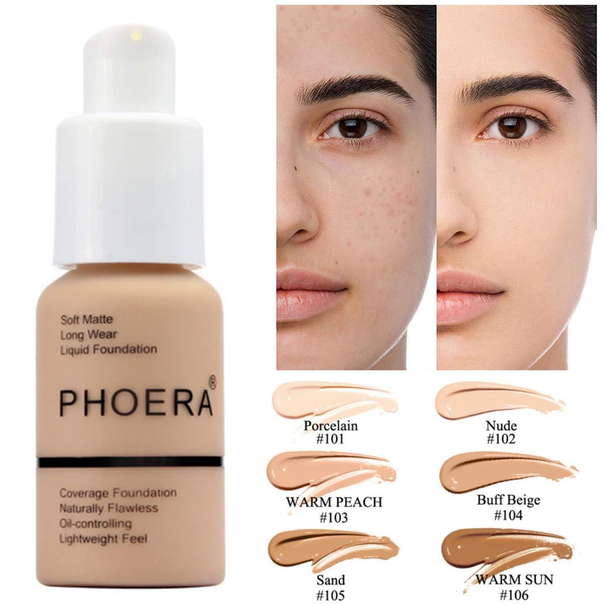 Explosive Press Type Oil Control Natural Color Matte Concealer Foundation Cream My Store