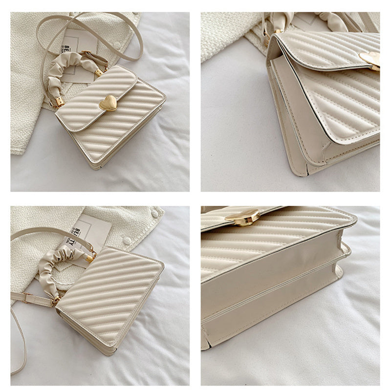 Women Handbags Fashion Chain Shoulder Bags With Love Metal Design My Store