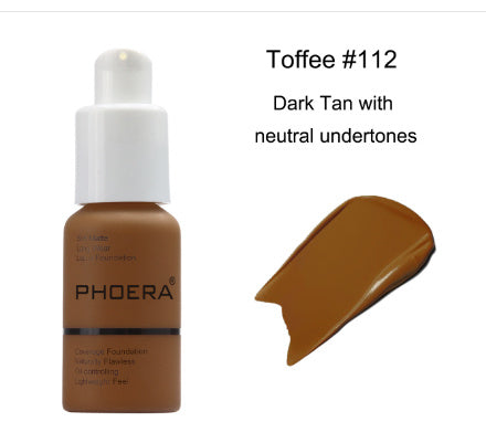 Explosive Press Type Oil Control Natural Color Matte Concealer Foundation Cream My Store