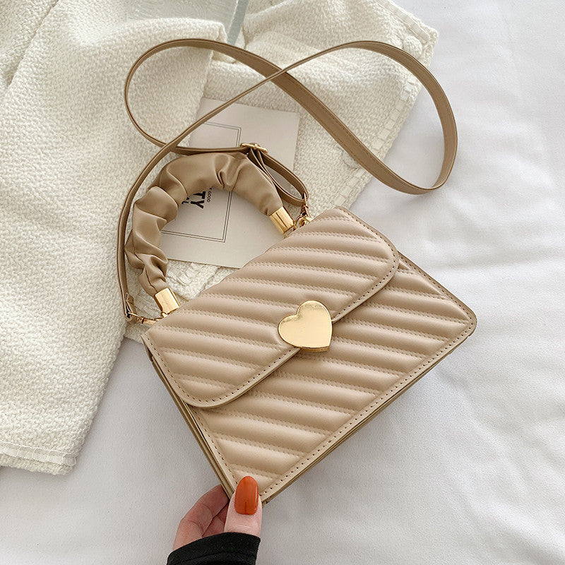 Women Handbags Fashion Chain Shoulder Bags With Love Metal Design My Store