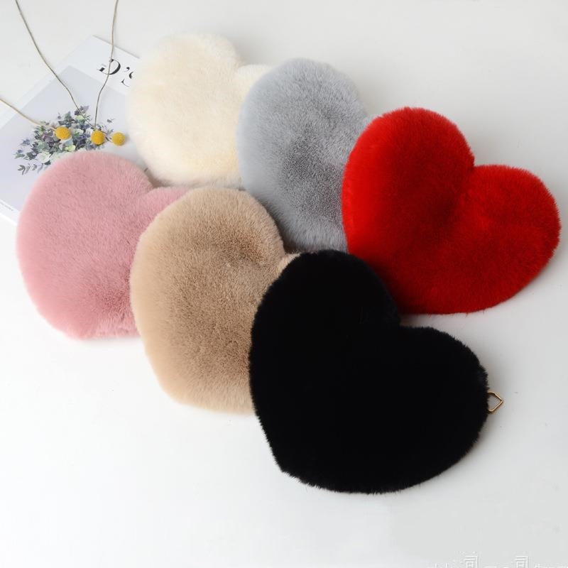 Love Bags For Women Plush Chain Shoulder Bags Valentine's Day Party Bag My Store