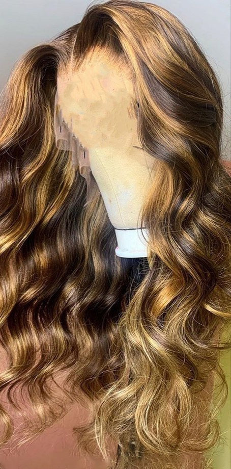 Women's Fashion Foreign Trade Wigs, Long Curly Hair, Chemical Fiber Wigs, Rose Net My Store