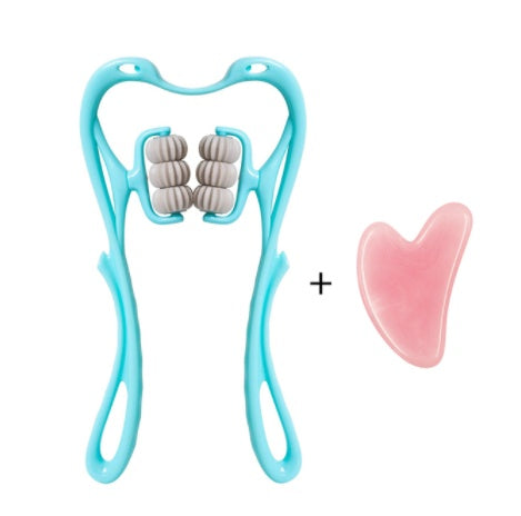 Multifunctional Manual Six-wheel Neck Massager Massage Relieve Roller Massage Tool My Store