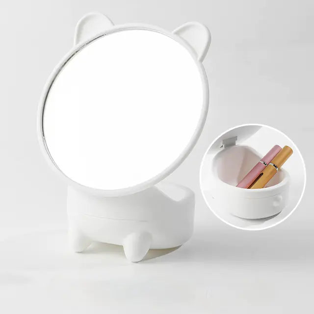 High-Definition Desktop Makeup Mirror for Students My Store