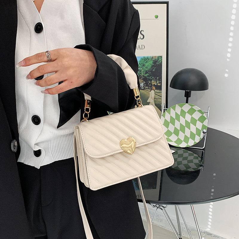 Women Handbags Fashion Chain Shoulder Bags With Love Metal Design My Store