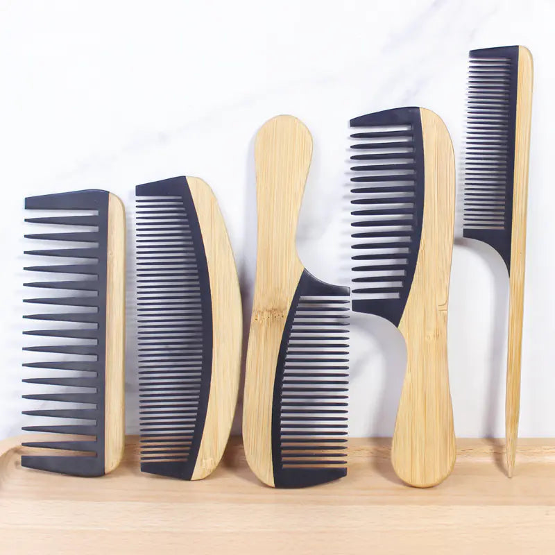 Bamboo Hair Comb for Women - Anti-Static Wooden Design My Store