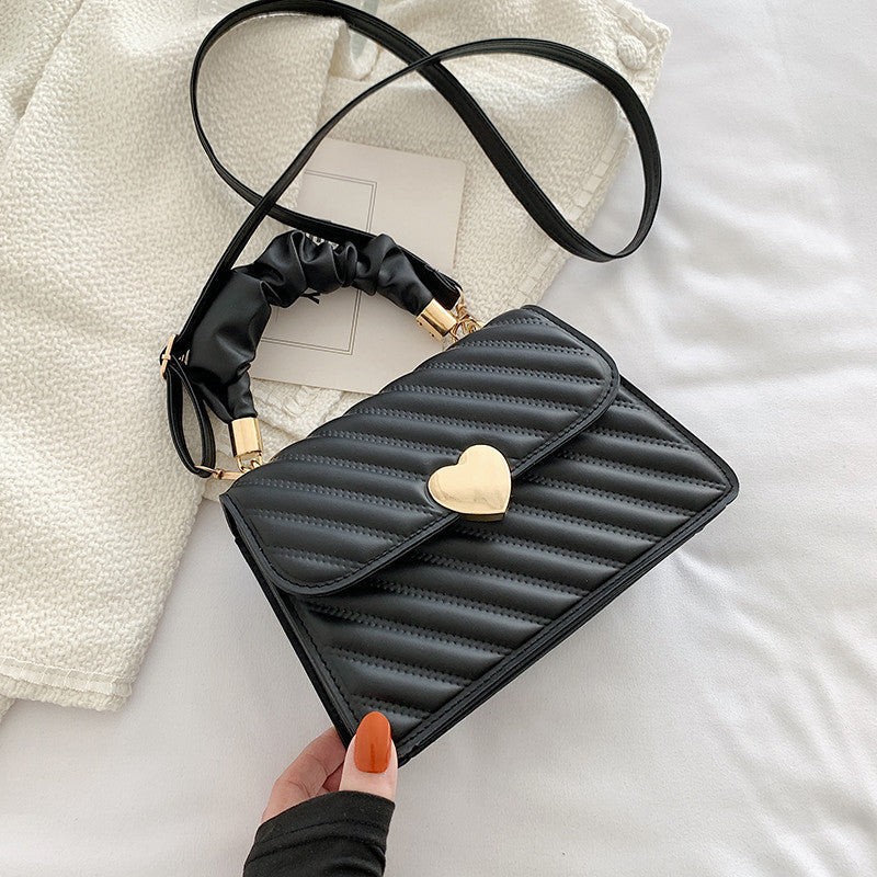Women Handbags Fashion Chain Shoulder Bags With Love Metal Design My Store