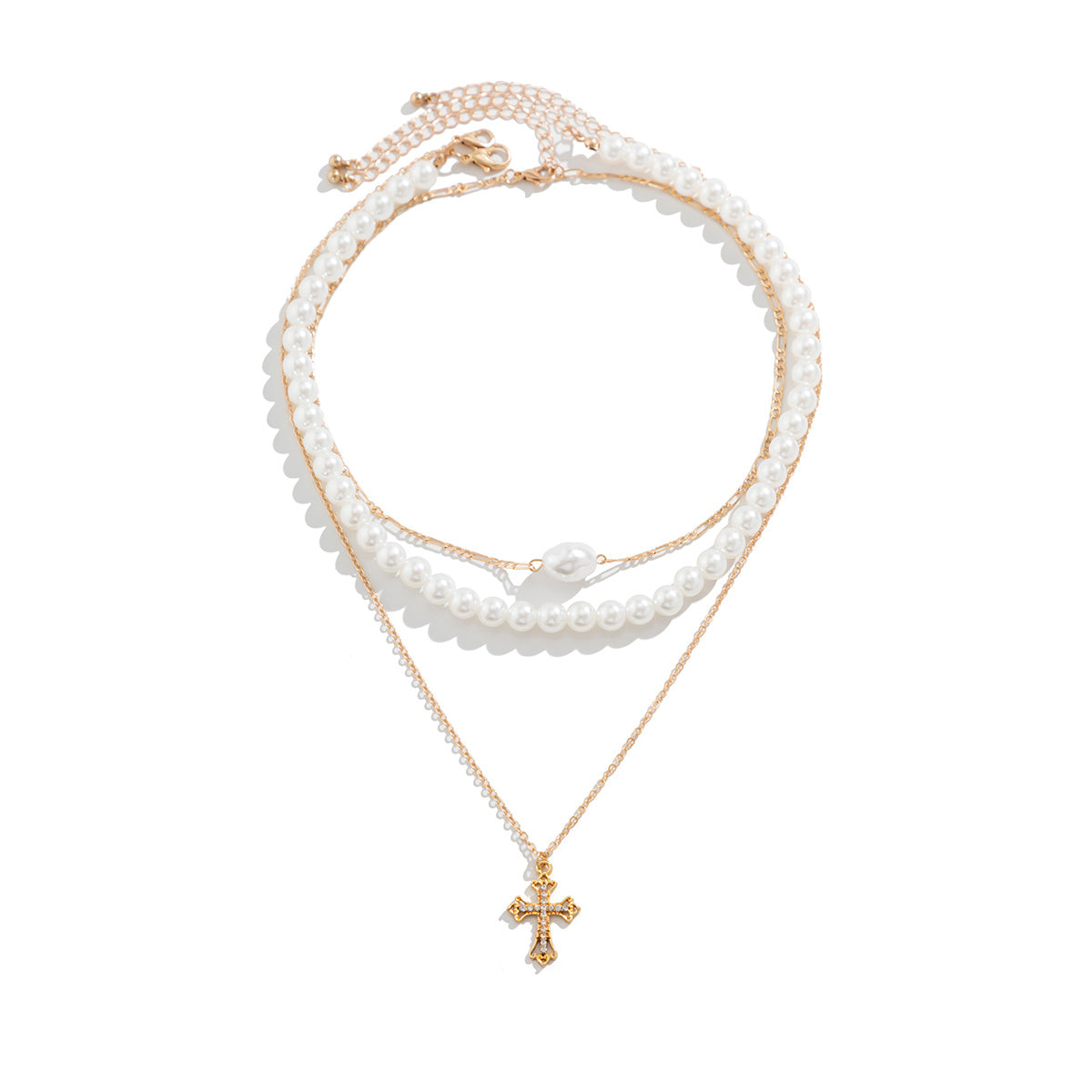 3-piece Set Of Starfish Shell Pearl Necklace My Store