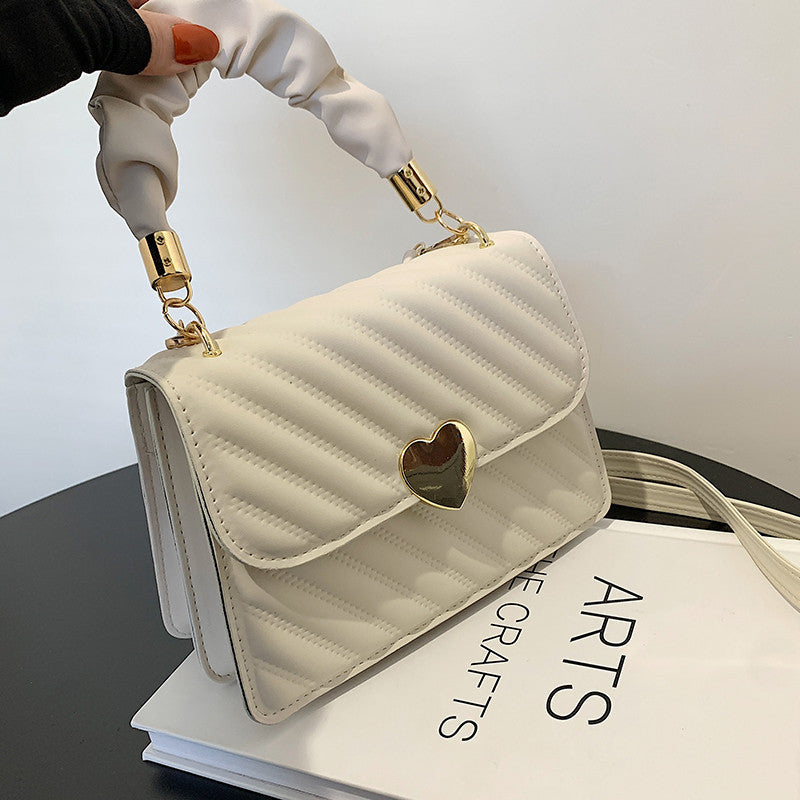 Women Handbags Fashion Chain Shoulder Bags With Love Metal Design My Store