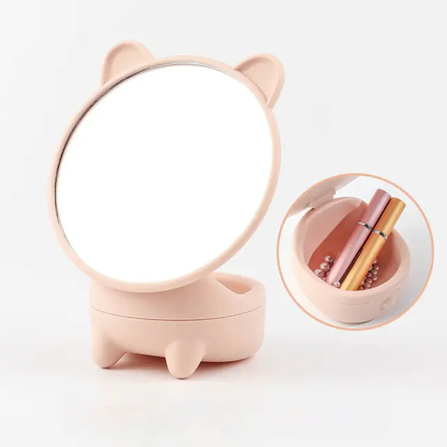 High-Definition Desktop Makeup Mirror for Students My Store