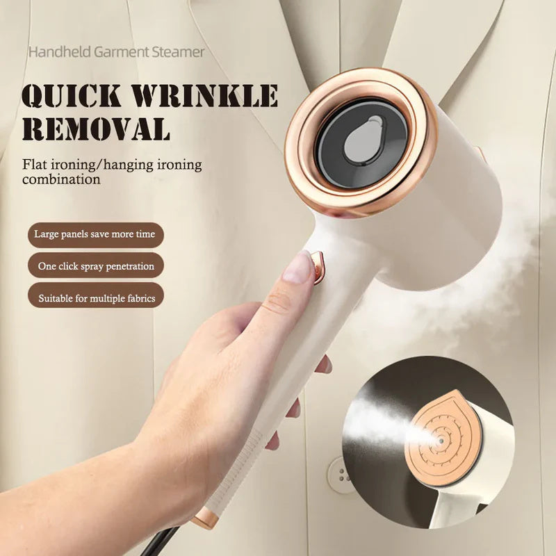 Mini Portable Handheld Garment Steamer Fabric Steam Iron For Clothes Travel Home Appliances Vertical US Plug Ironing Machine My Store