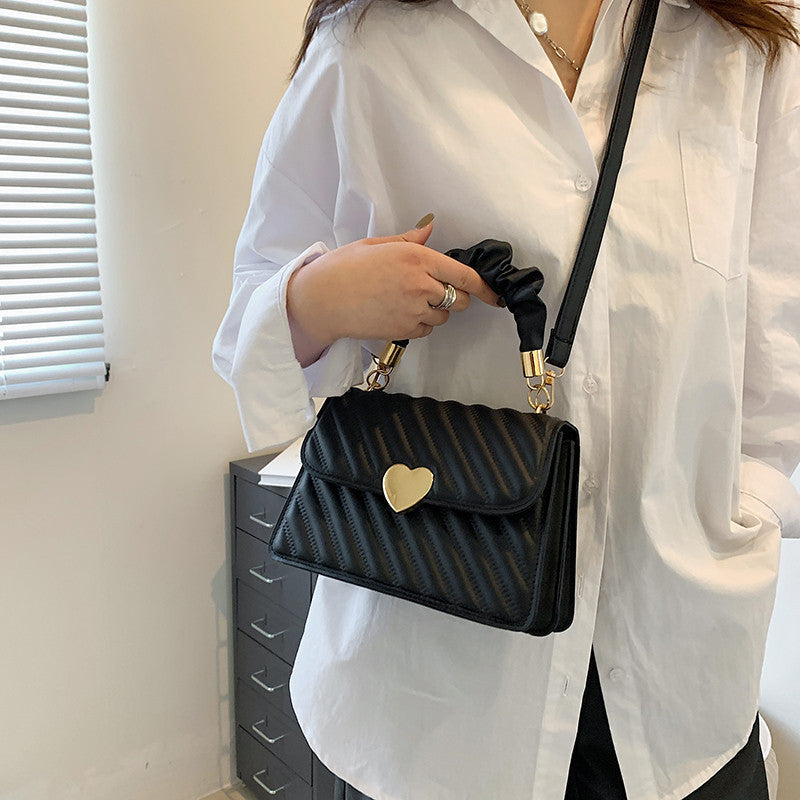 Women Handbags Fashion Chain Shoulder Bags With Love Metal Design My Store