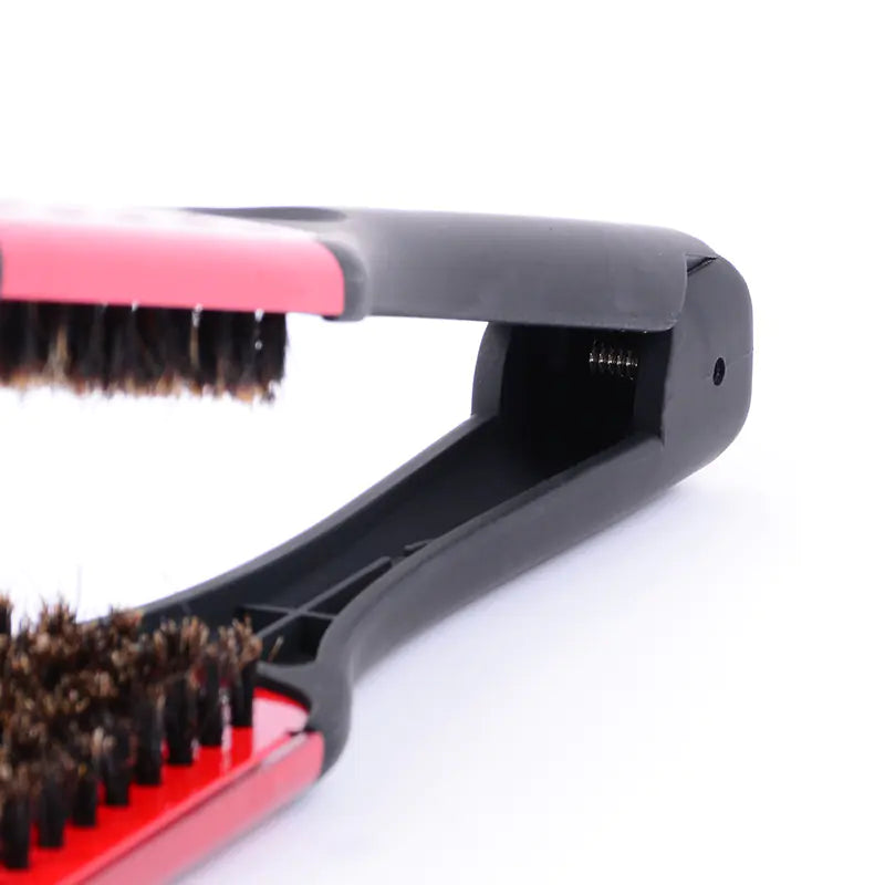 Professional Matte Black Red Straightening Hair Comb My Store